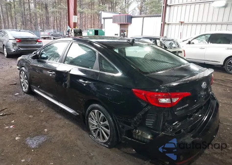 2017 Hyundai Sonata Sport из США, поврежденный, VIN 5NPE34AF8HH455314